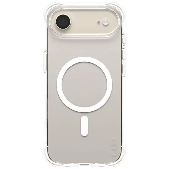 Case CARE by PanzerGlass Divatos Samba w. White MagSafe iPhone Air átlátszó tok iPhone Airhez