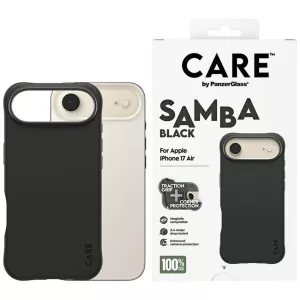 Case CARE by PanzerGlass Divatos Samba MagSafe iPhone Air készülékhez fekete