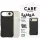 Case CARE by PanzerGlass Divatos Samba MagSafe iPhone Air készülékhez fekete
