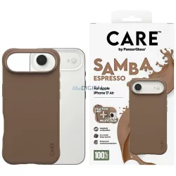   Case CARE by PanzerGlass Divatos Samba MagSafe iPhone Air espresso tok iPhone Airhez