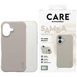 Case CARE by PanzerGlass Divatos Samba MagSafe iPhone 17 vanília tokhoz