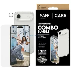   CARE by PanzerGlass divatos 3 az 1-ben készlet: tok + üvegvédő + lencse az iPhone Airhez