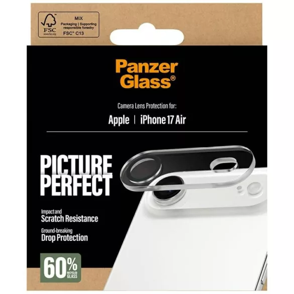 Edzett üveg lencsevédő PanzerGlass PicturePerfect iPhone Air készülékhez