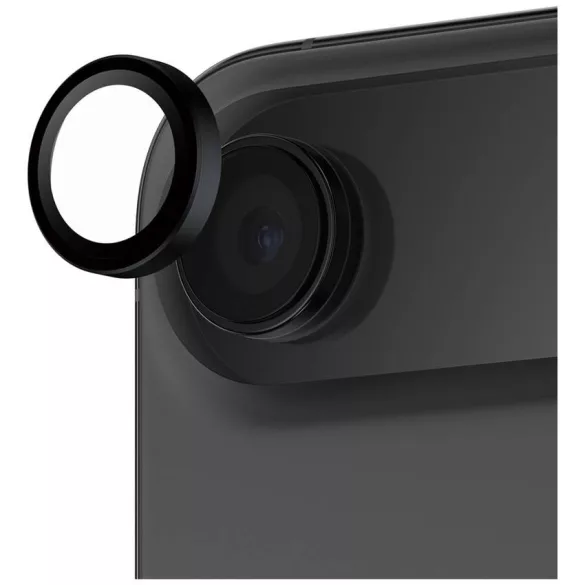 PanzerGlass Hoops edzett üveg lencse képernyővédő az iPhone Air készülékhez Fekete