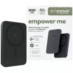 empower by PanzerGlass Bank powerbank 5000mAh - asztrofekete
