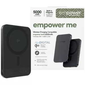 empower by PanzerGlass Bank powerbank 5000mAh - asztrofekete
