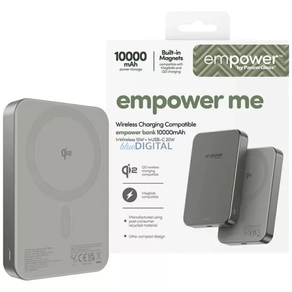 empower by PanzerGlass Bank powerbank 10000mAh - titán
