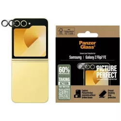   PanzerGlass PicturePerfect kamera lencse védő edzett üveg fekete szegéllyel Samsung Galaxy Z Flip7 FE