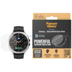 Edzett üveg PanzerGlass képernyővédő a Samsung Galaxy Watch8 Classic 46mm számára