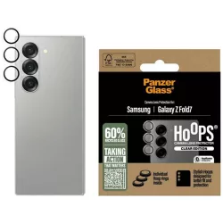   PanzerGlass Hoops kamera lencse védő edzett üveg fekete szegéllyel Samsung Galaxy Z Fold7