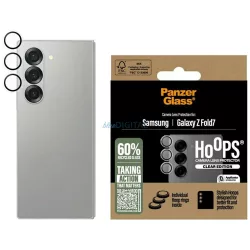   PanzerGlass Hoops kamera lencse védő edzett üveg fekete szegéllyel Samsung Galaxy Z Fold7