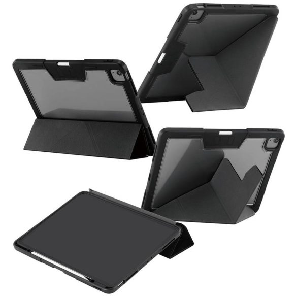Case Care by PanzerGlass Y hajtogatott tok iPad Air 13" (2024/2025) fekete színhez