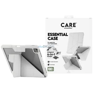 Care by PanzerGlass Y hajtogatott tok iPad Air 13" (2024/2025) világosszürke tokhoz