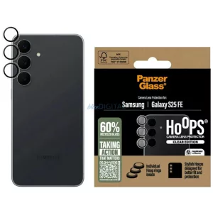 PanzerGlass Hoops Lens Protector edzett üveg Samsung Galaxy S25 FE, átlátszó