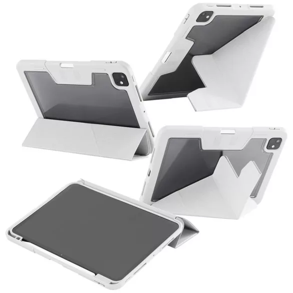 Care by PanzerGlass Y hajtogatott tok iPad Pro 11" (2025/2024) készülékhez világosszürke színben