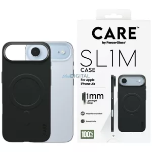 CARE tok PanzerGlass-tól, SL1M MagSafe, iPhone Air, fekete