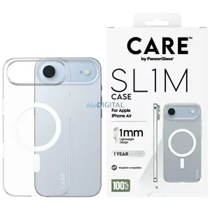 CARE by PanzerGlass SL1M MagSafe tok iPhone Air, átlátszó