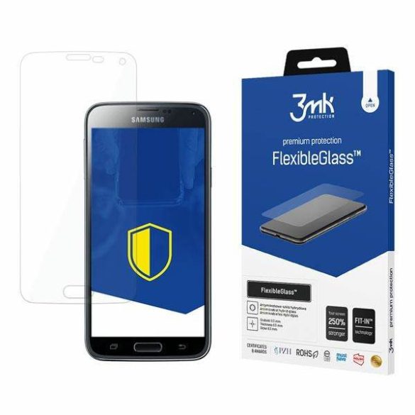 3MK FlexibleGlass Samsung G900 S5 hibrid üveg képernyővédő fólia