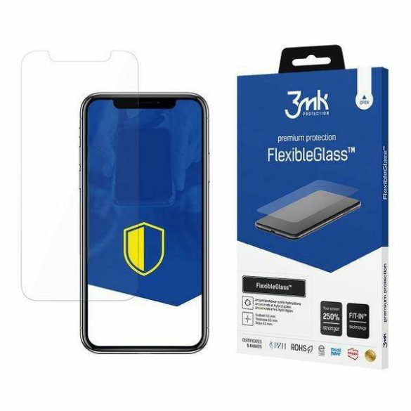 3MK FlexibleGlass iPhone X hibrid üveg kijelzővédő fólia