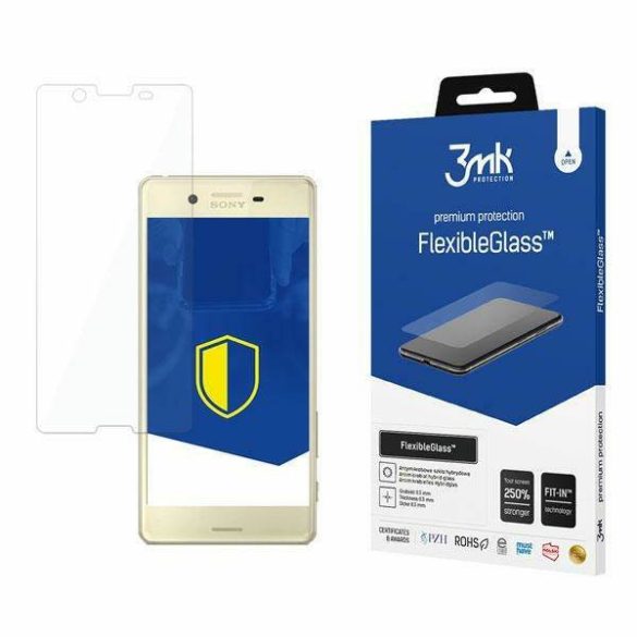3MK FlexibleGlass Sony Xperia X hibrid üveg képernyővédő fólia