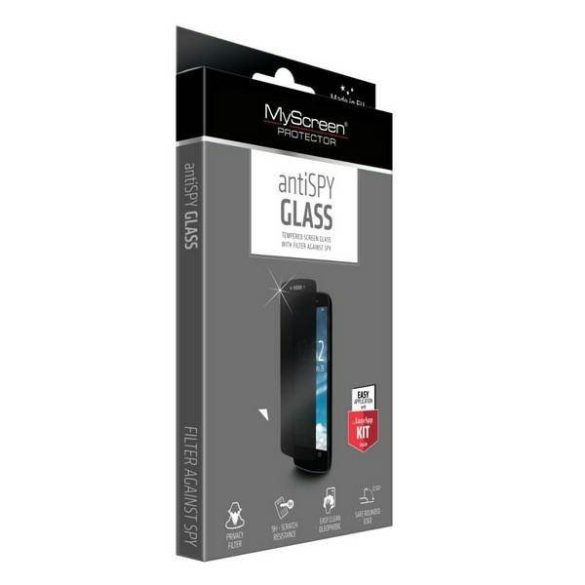 MS antiSPY Diamond Glass iPhone 7/8/SE 2020/2022 edzett üveg képernyővédő fólia