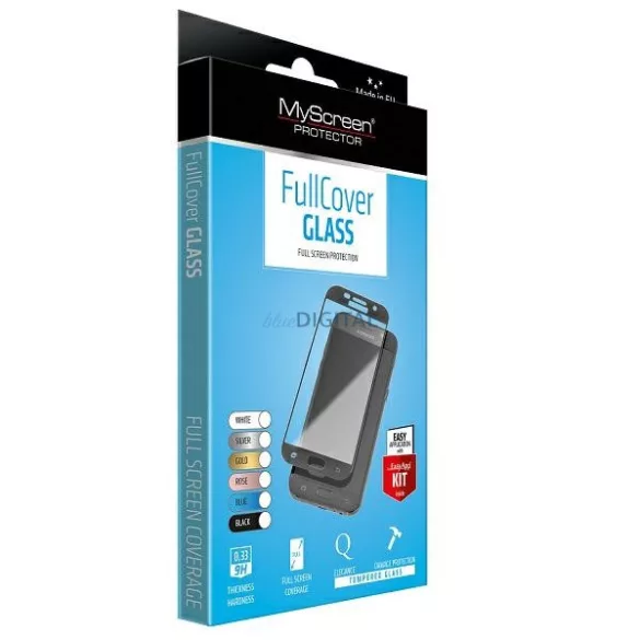MS FullCover Glass iPhone 7 fehér kijelzővédő fólia