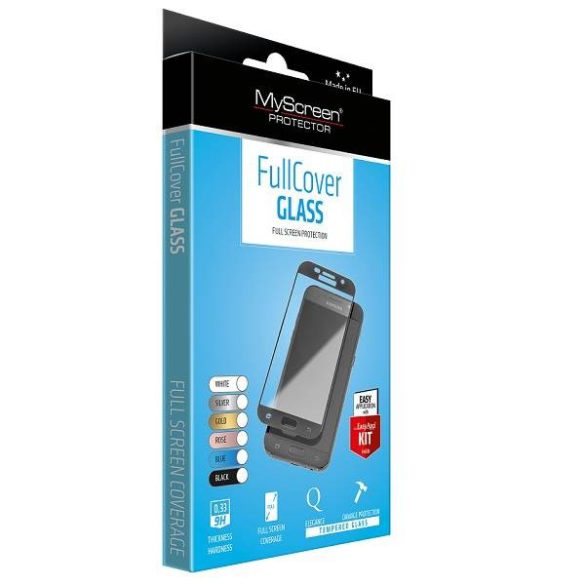 MS FullCover Glass iPhone 7 fehér kijelzővédő fólia