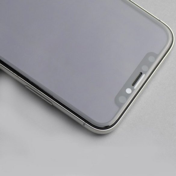 MS ImpactGLASS Edge 3D iPhone 7/8 fehér Sokkolásgátló teljes képernyős hibrid üveg 8H fólia