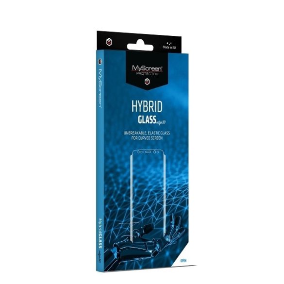 MS HybridGLASS Edge 3D hibrid üveg fekete szegéllyel iPhone X/Xs/11 Pro