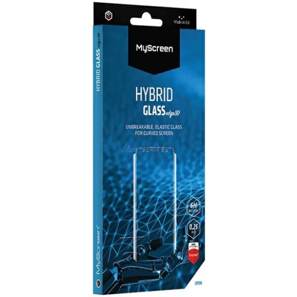 MS HybridGLASS Edge 3D iPhone 7/8 fehér kijelzővédő fólia