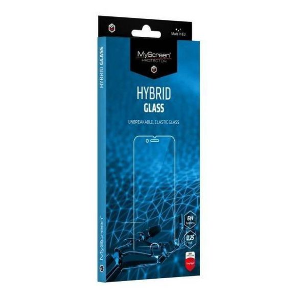 MS HybridGLASS iPhone 12/12 Pro 6,1" hibrid üveg képernyővédő fólia