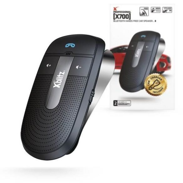 Xblitz X700 kihangosító készlet adóval, Bluetooth 4.1, MP3