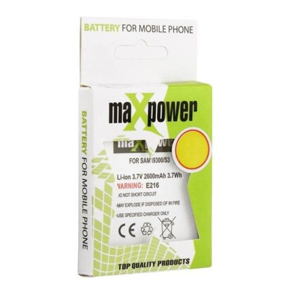 Akkumulátor Huawei P8 Lite 3200mAh MaxPower HB3742A0EZC