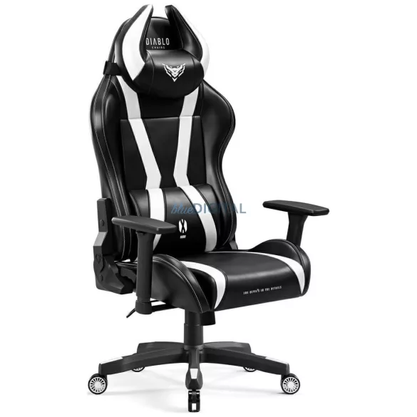Diablo Chairs X-Horn 2.0 gamer szék Normal Size - fekete-fehér