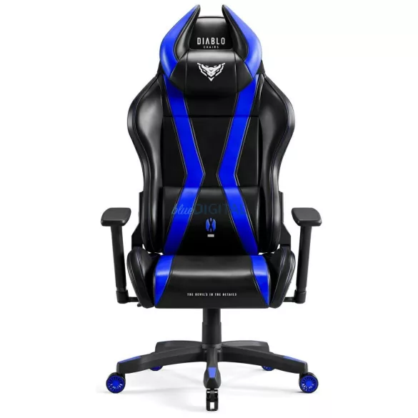 Diablo Chairs X-Horn 2.0 gamer szék Normal Size - fekete-kék