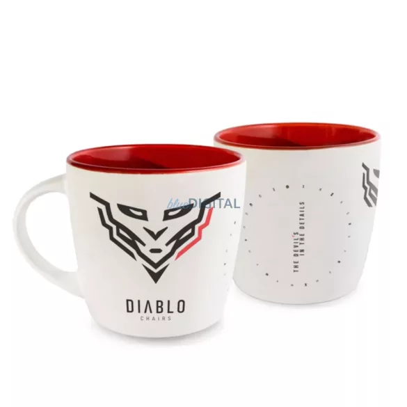 Diablo Chairs bögre - fehér-piros