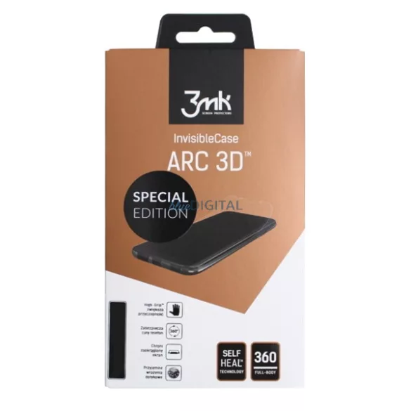 3MK Foil ARC SE 3D Sam G935 S7 EdgeHG, elülső, hátsó és oldalsó részek