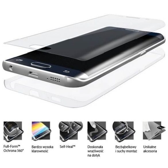 3MK Folia ARC SE 3D Samsung Galaxy G935 S7 Edge HG, elülső-, hátsó-, oldalsó képernyővédő fólia