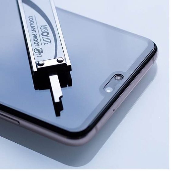 3MK FlexibleGlass Max iPhone 7/8 /SE 2020/ SE 2022 fehér, hibrid üveg képernyővédő fólia megerősített élekkel