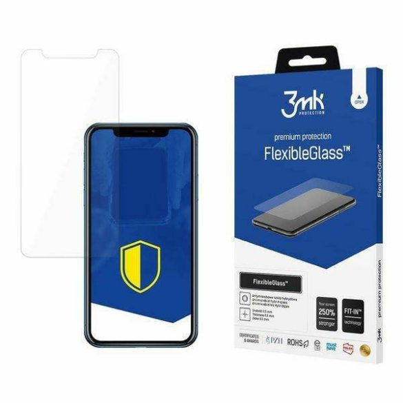 3MK FlexibleGlass iPhone Xr hibrid üveg kijelzővédő fólia