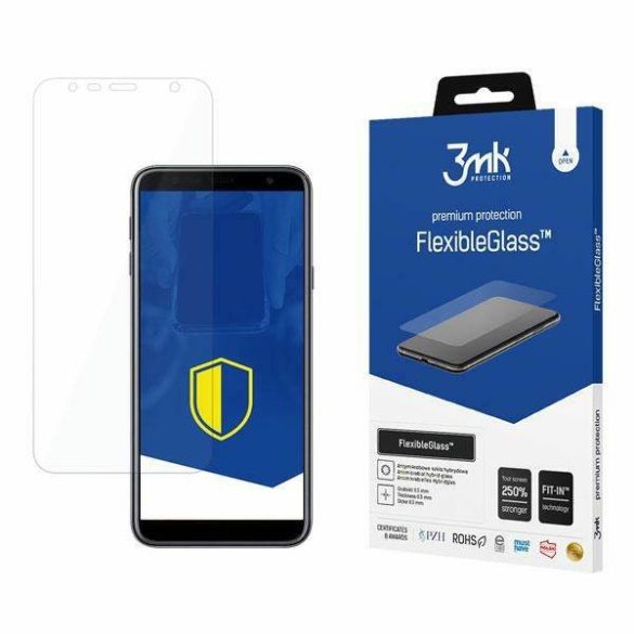 3MK FlexibleGlass Samsung J415 J4 Plus 2018 hibrid üveg képernyővédő fólia