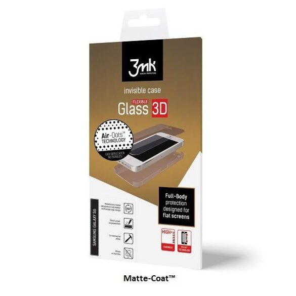 3MK FlexibleGlass 3D Samsung A405 A40 hibrid matt képernyővédő fólia