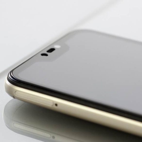 3MK HG Max Lite iPhone 7/8/SE 2020/ SE 2022 fekete képernyővédő fólia