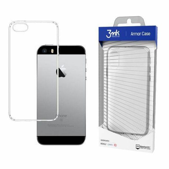 3MK All-Safe AC iPhone 5/5S/SE Armor átlátszó tok