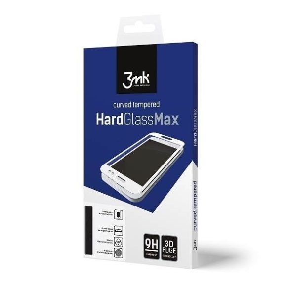 3MK HardGlass Max Samsung G988 Samsung Galaxy S20 Ultra fekete, teljes képernyős üveg ujjlenyomatmentes kijelzővédő fólia