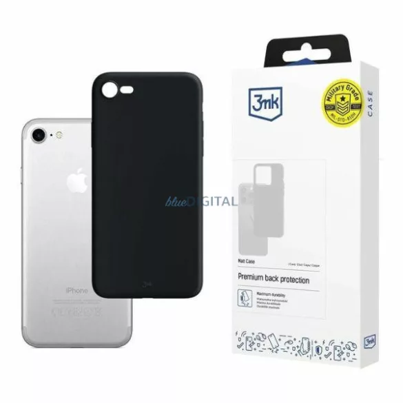 3mk Matt tok iPhone 7/8 - fekete