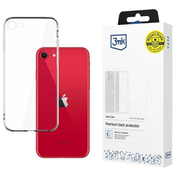3mk Clear tok iPhone SE 2020/SE 2022 - átlátszó