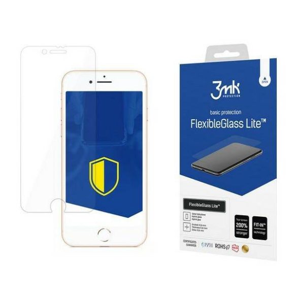 3MK FlexibleGlass Lite iPhone SE 2020 / SE 2022 hibrid üveg Lite kijelzővédő fólia