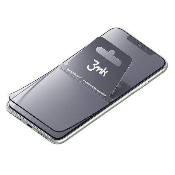 3MK NeoGlass iPhone SE 2020/ SE 2022 fekete kijelzővédő fólia