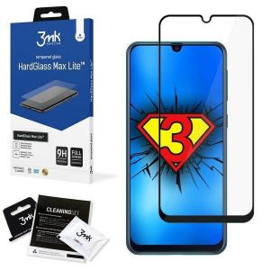 3MK HG Max Lite Samsung Galaxy M215 M21 fekete képernyővédő fólia